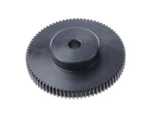 Koło zębate walcowe, moduł: 1, l.zębów: 80, śr. piasty: 40mm, śr. otworu: 10mm, Stal