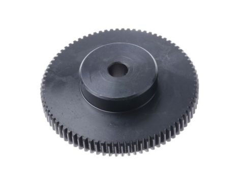 Koło zębate walcowe, moduł: 1, l.zębów: 80, śr. piasty: 40mm, śr. otworu: 10mm, Stal