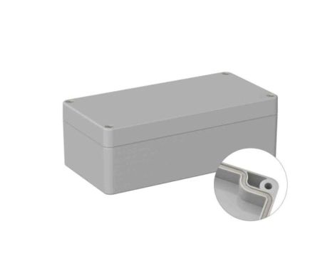 Obudowa ogólnego użytku ekranowana Szary IP66 Silikon, 160 x 80 x 55mm, RS PRO 5U3