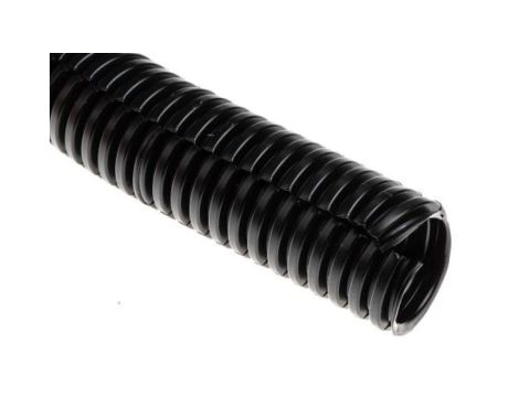 Elastyczny, dzielony, Ø 20mm, dł. 100m, materiał: Tworzywo sztuczne, kolor: Czarny, -20 → +80C, RS PRO