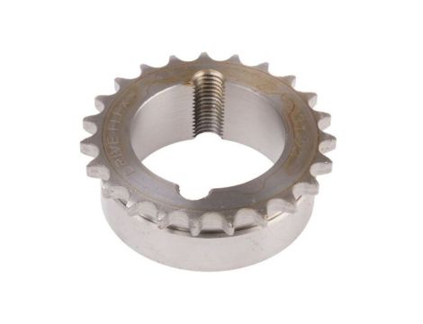 Koło łańcuchowe drabinkowe, 23 zębów, 06B-1, Nakrętka stożkowa, śr toczna: 69.95mm, Stal