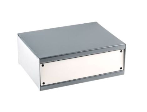 Obudowa urządzeń elektronicznych, Stal walcowana na zimno, Szary, 204 x 152 x 76mm, RS PRO