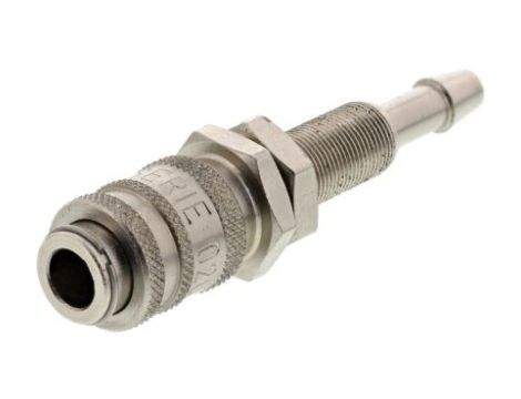 Szybkozłączka pneumatyczna, materiał Mosiądz, złącze , Złącze metryczne M7, męskie, RS PRO Rectus 20, Rectus 91,