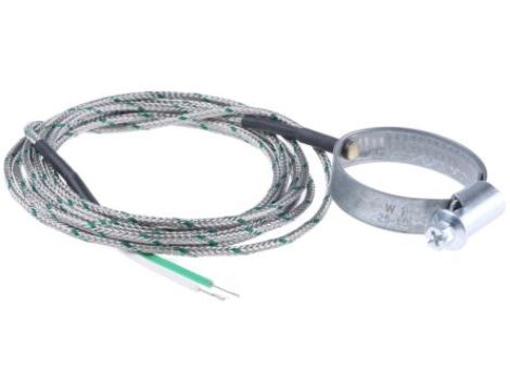 Termopara typ K do +1100C 2m kabel 2m, Stal nierdzewna 316 Zgodność z RoHS