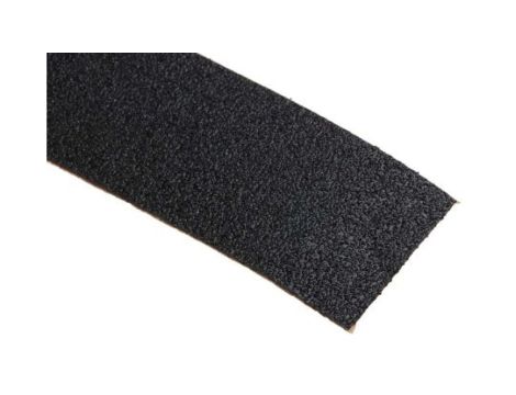 Taśma ostrzegawcza kolor: Czarny, materiał: Polipropylen, 50mm x 18.3m, RS PRO