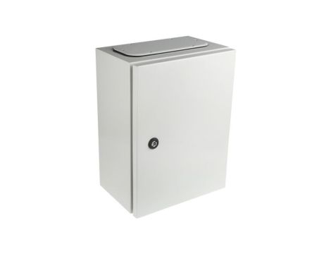 Szafka ścienna rozdzielcza Szary, materiał: Stal, IP65, 400 x 300 x 200mm, RS PRO