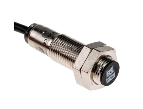 Czujnik indukcyjny PNP 2 mm cylindryczny M12 x 1 200 mA 10→ 30 V DC IP67 2kHz