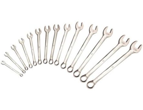 Zestaw narzędzi nastawnych 14 szt. Stal chromowo-wanadowa, RS PRO