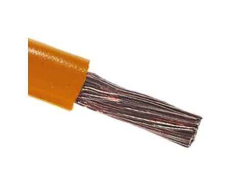 Kabel trzynormowy PCW, dł. 100m 10 mm, 75 A, 1 kV, -15 → +105 C Pomarańczowy Pojedynczy rdzeń, RS PRO