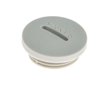 Zaślepka, Szary M20 x 1.5 Gwintowany, Nylon 66, Zaślepianie, 19.9mm 24mm RS PRO