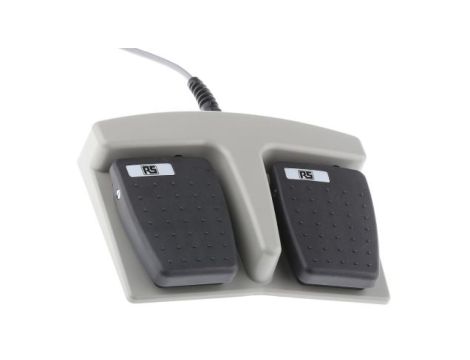 Przełącznik nożny IPX7 Uniwersalny Chwilowy Tworzywo termoplastyczne, Dwubiegunowy jednopozycyjny (DPST) 3 A 24V 24V