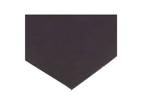 Arkusz gumy, Czarny, 1.5g/cm, 1m x 600mm x 3mm, RS PRO