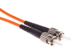 Kabel światłowodowy, średnica: 62.5/125m, OM1 Wielomodowy, Pomarańczowy, ST / ST
