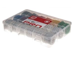 Zestaw do znakowania kabli, typ: Cable Marker, 2700 x 150 znaczników: 0 → 9 (oznaczone kolorami), Bez napisu