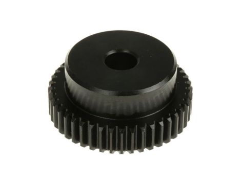 Koło zębate walcowe, moduł: 1, l.zębów: 44, śr. piasty: 35mm, śr. otworu: 10mm, Stal