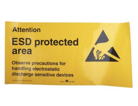 Plakat dot. bezpieczeństwa, Winyl, Angielski RS PRO