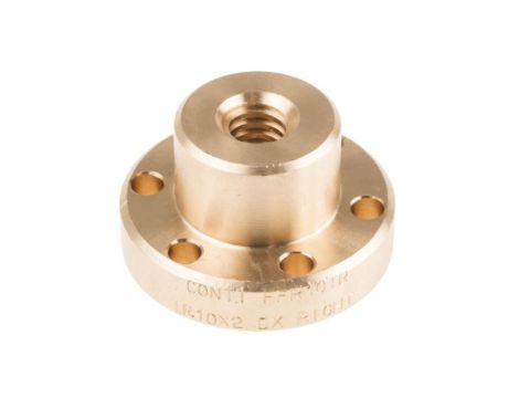 Nakrętka okrągła z kołnierzem Kołnierzowy okrągły 2mm 10mm 42mm 25mm RS PRO