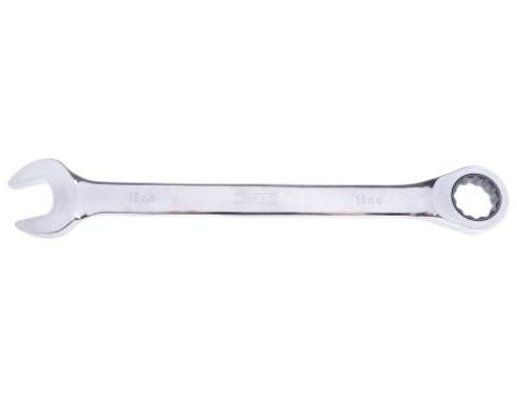 Uniwersalny klucz zapadkowy, roz. 19 mm, dł. 250 mm, materiał: Stal chromowo-wanadowa, RS PRO