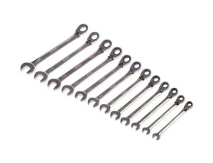 Zestaw narzędzi nastawnych 12 szt. Stal chromowo-wanadowa, RS PRO