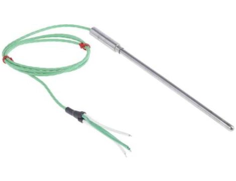 Termopara typ K do +1100C 150mm kabel 1m, Stal nierdzewna IEC