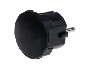 Wtyk sieciowy, 16A, 250 V, 2P+E Typ F, niemieckie Schuko, RS PRO