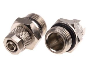 Adapter gwintowany prosty gwint – rura, 15 barów