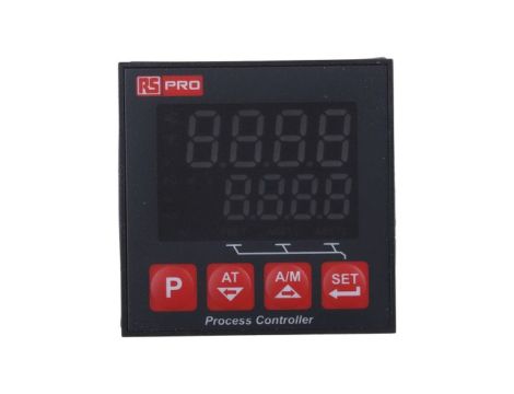 Regulator temperatury PID panelowy 3-wyjściowy, Uz 100 → 240 V ac, 0 → +50 C, 48 x 48mm, Sterownik PID