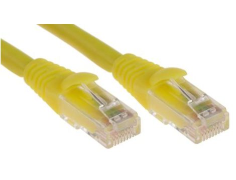Kabel kategorii 6, Żółty, Wtyk RJ45/męski RJ45dł.: 2m, mat. koszulki: LSZH