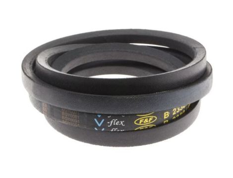 Pas napędowy, profil B, materiał: PET, guma, 17mm x 11mm x 2.28m, RS PRO