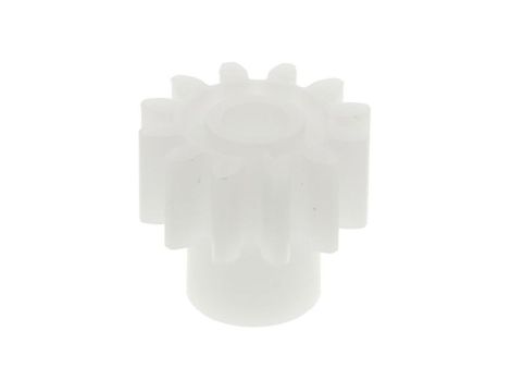 Koło zębate walcowe, moduł: 1, l.zębów: 12, śr. piasty: 8mm, śr. otworu: 4mm, POM