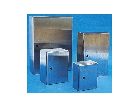 Szafka ścienna rozdzielcza, materiał: Stal nierdzewna typu 304, IP66, 400 x 600 x 200mm, RS PRO