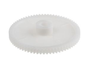 Koło zębate walcowe, moduł: 1, l.zębów: 72, śr. piasty: 18mm, śr. otworu: 8mm, POM