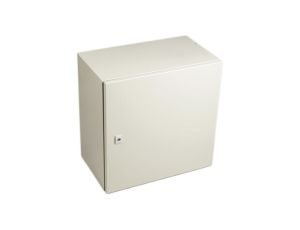 Szafka ścienna rozdzielcza RAL 7032, materiał: Stal, IP66, 500 x 500 x 300mm, RS PRO