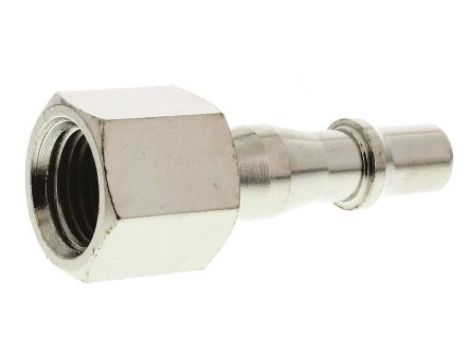 Szybkozłączka pneumatyczna, materiał Mosiądz, złącze G 1/4 żeńskie, RS PRO PLC 60, Rectus 19