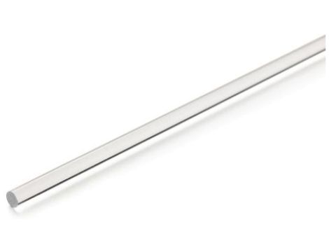 Pręt akrylowy, Ø 25mm x 1m, kolor: Wyczyść