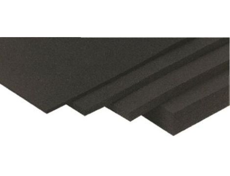 Arkusz gumy, Czarny, 1.13g/cm, 1.2m x 600mm x 1.5mm, RS PRO