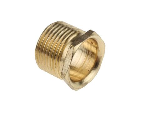 Tuleja męska, Mosiądz 20mm gwint M20 RS PRO