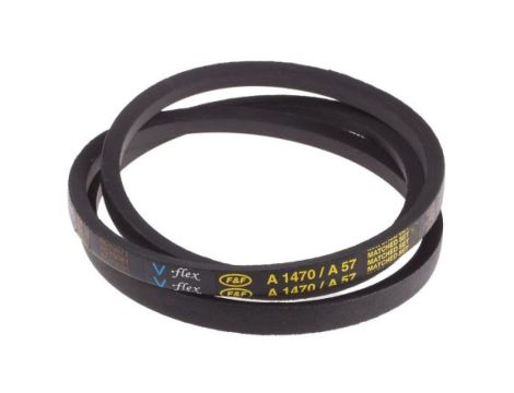 Pas napędowy, profil A, materiał: PET, guma, 13mm x 8mm x 1.45m, RS PRO