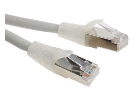 Kabel kategorii 6, Szary, Wtyk RJ45/męski RJ45dł.: 1m, mat. koszulki: LSZH