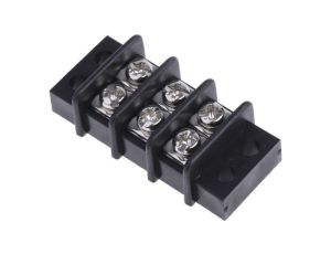 4mm Złącze wtykowe do druku Czarny 3-żyłowe, Śruba, 750 V Swobodne zawieszanie, montaż na panelu