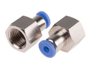 Adapter gwintowany prosty gwint – rura, 10 barów