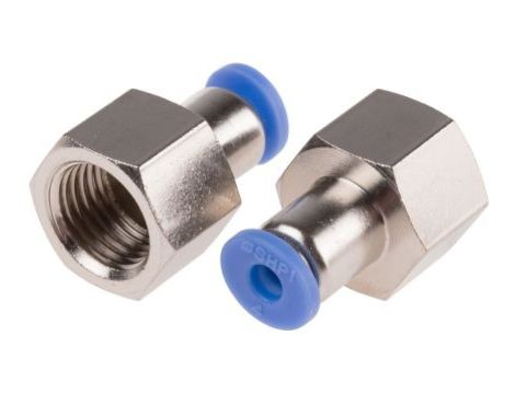 Adapter gwintowany prosty gwint – rura, 10 barów