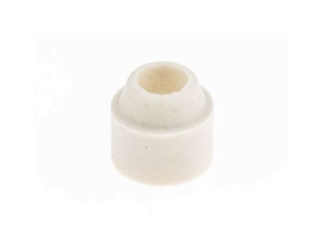Koralik ceramiczny, Ceramika, Biały, otwór: 4.5mm, +1200C