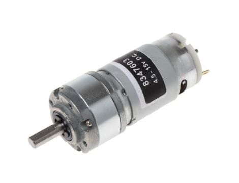 Motoreduktor DC, 900 mA, 7 W, 1460 obr./min, 3488 gcm, RS PRO