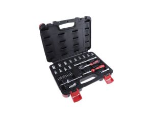 Zestaw nasadek 29 Piece 1/4 cala Kwadratowy Drive RS PRO