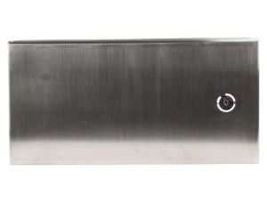 Szafka ścienna rozdzielcza, materiał: Stal nierdzewna typu 304, IP66, 360 x 180 x 150mm, RS PRO