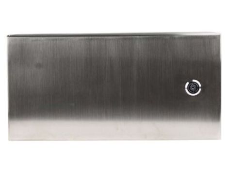 Szafka ścienna rozdzielcza, materiał: Stal nierdzewna typu 304, IP66, 360 x 180 x 150mm, RS PRO