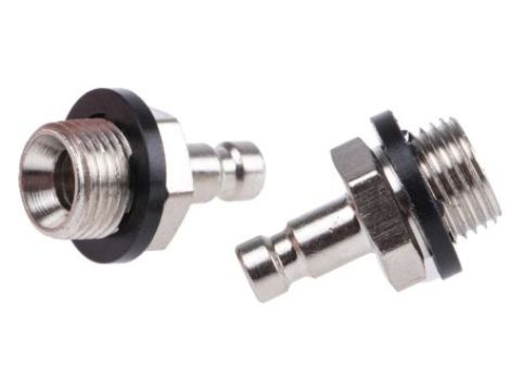 Szybkozłączka pneumatyczna, materiał Mosiądz, złącze G 1/8 męskie, RS PRO Rectus 20, Rectus 91, Walther 06-003