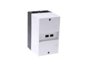 Obudowa DIN, 95.5 x 80 x 135mm, kolor: Biały, IP41, IP55, RS PRO