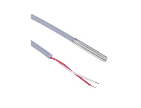 Termopara typ PT 1000, -20C do +100C 35mm kabel 1m, Stal nierdzewna